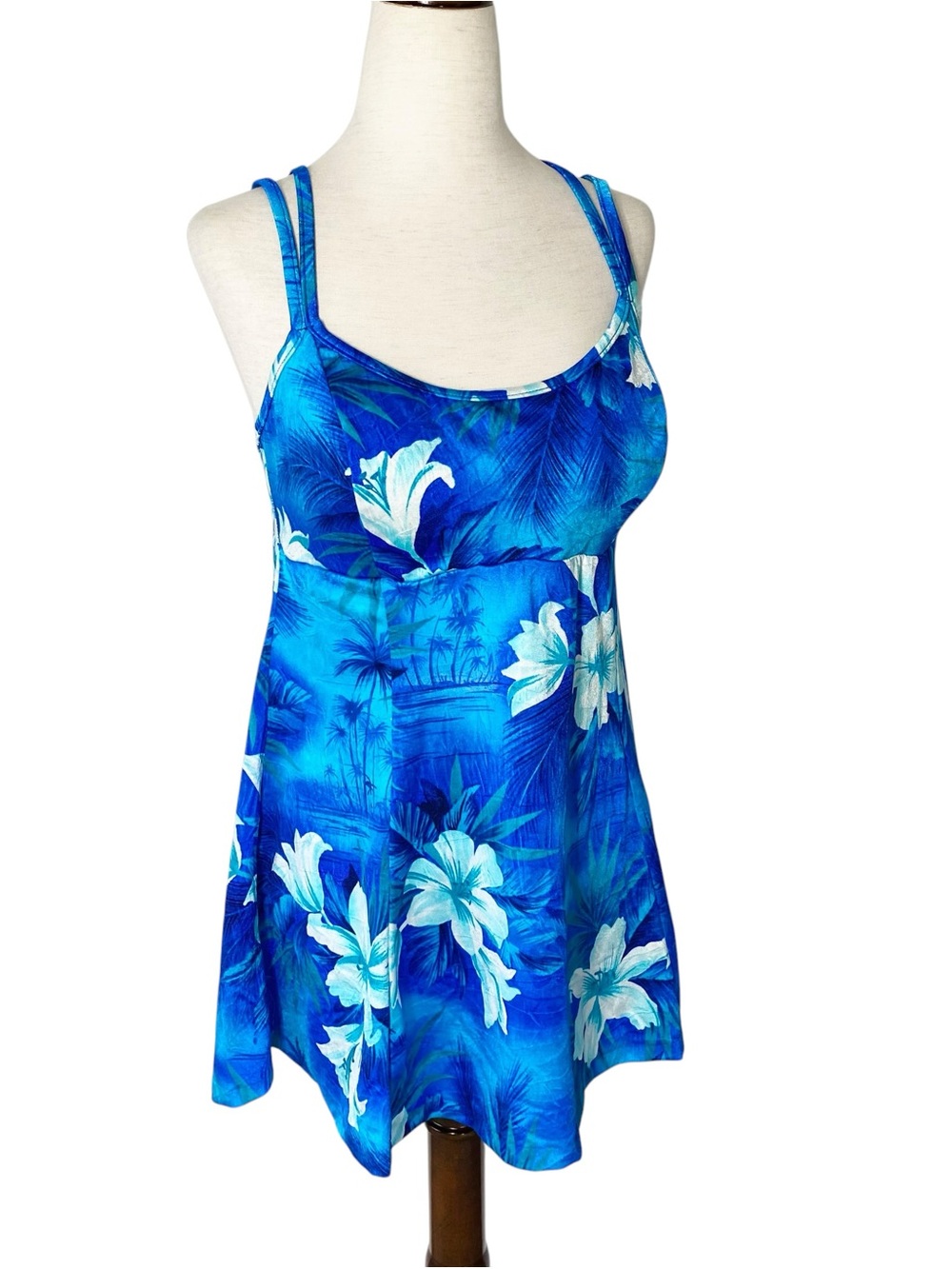 NEW VINTAGE MAINSTREAM Tropical Swim Dress